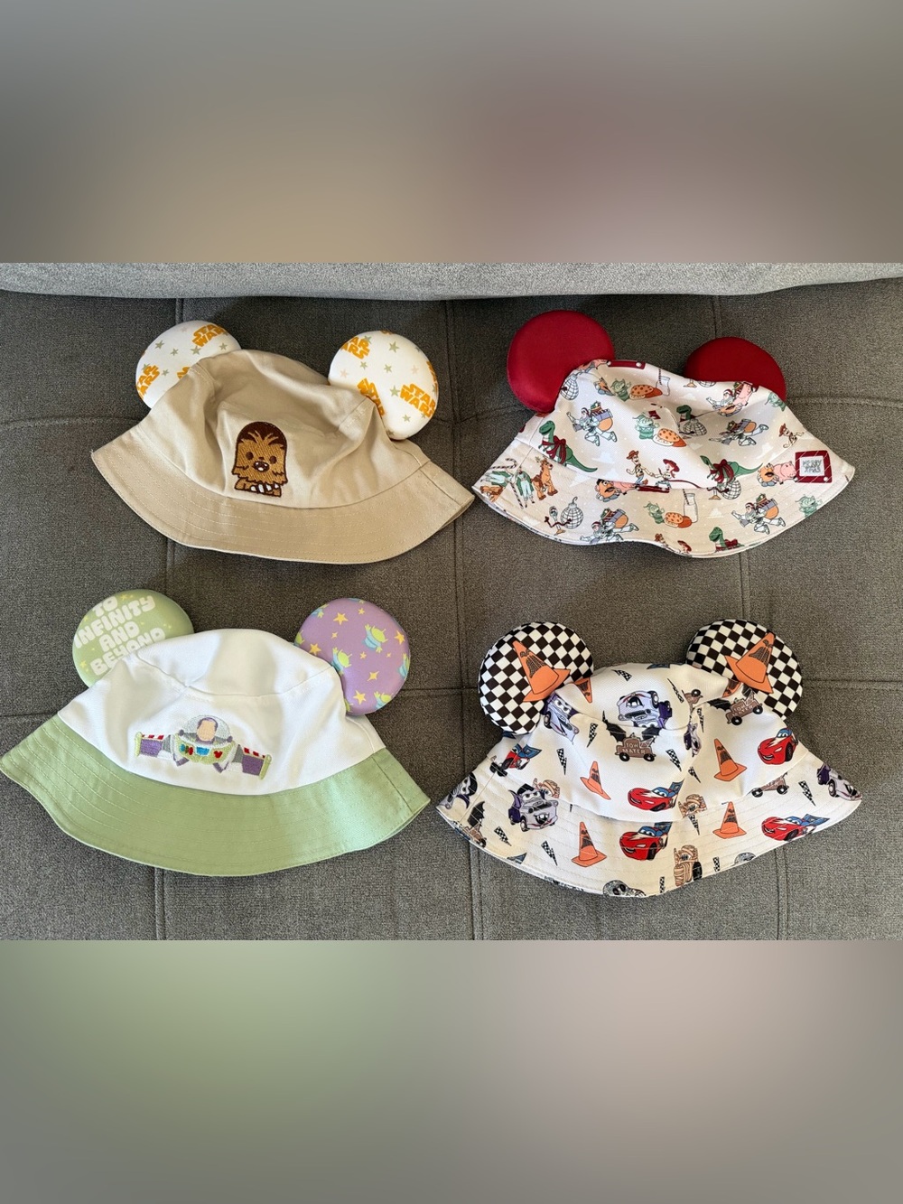 Cute Zo Bucket Hats - Set of 4